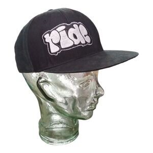 Ride Flexfit Hat Cap Black With White Embroidered Letters